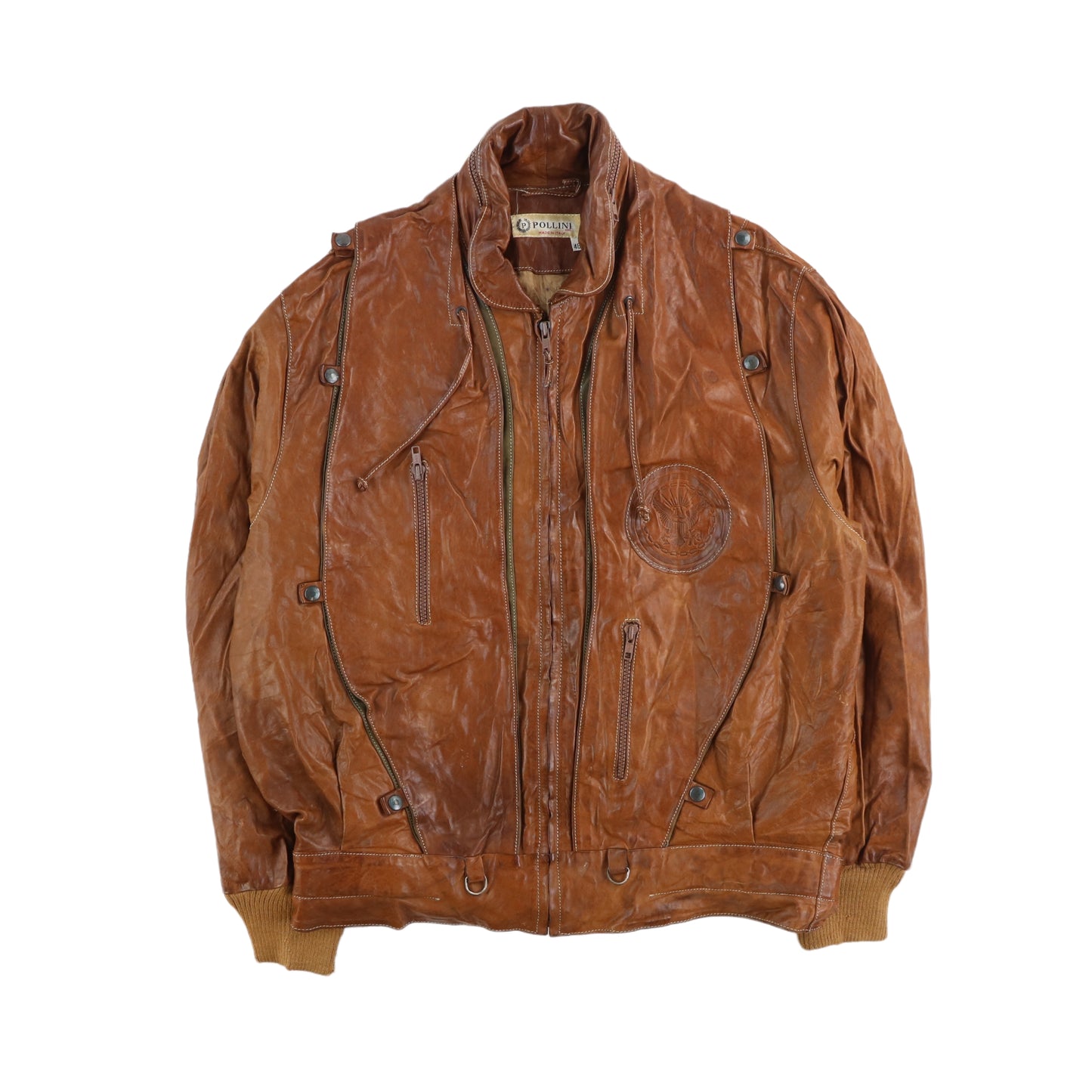 Pollini Leather Jacket (M)