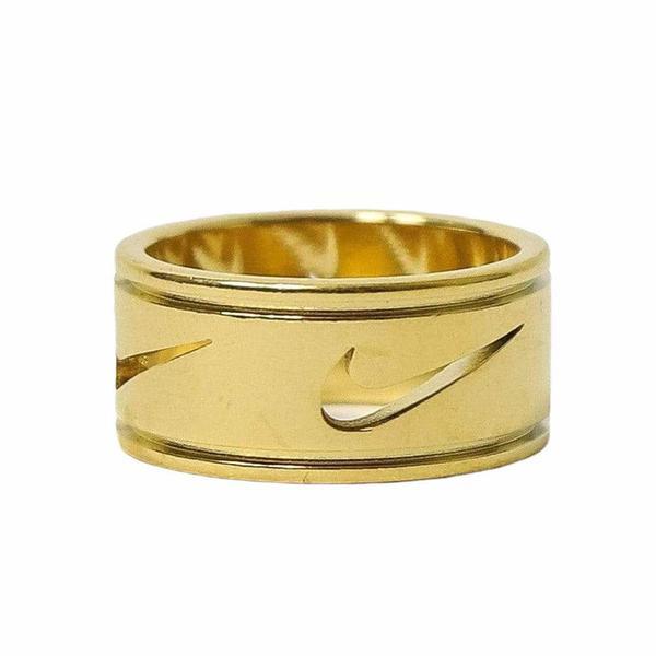 swoosh ring repeat cut out gold - dream vintage