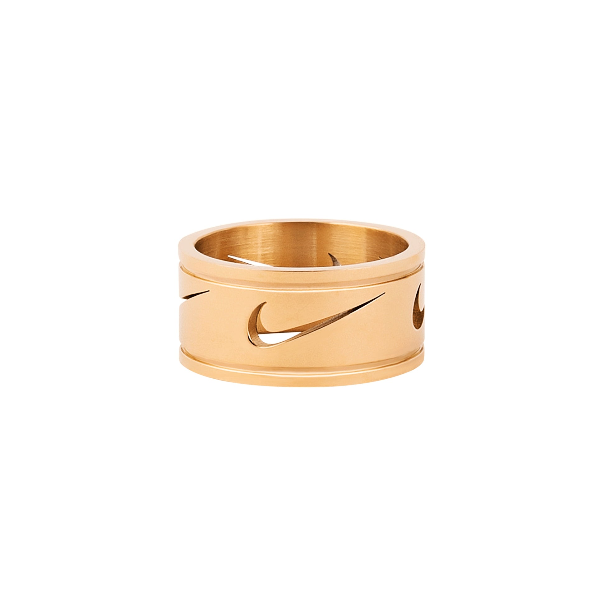 Nike Cut Out Repeat Ring Gold - RetroRings