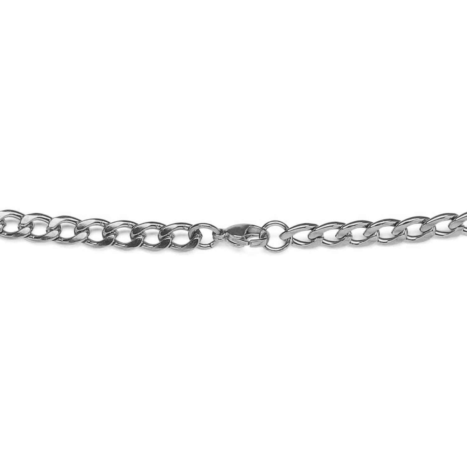 Essentials Curb Chain Necklace Silver - RetroRings